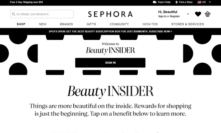 Sephora: Beauty INSIDER