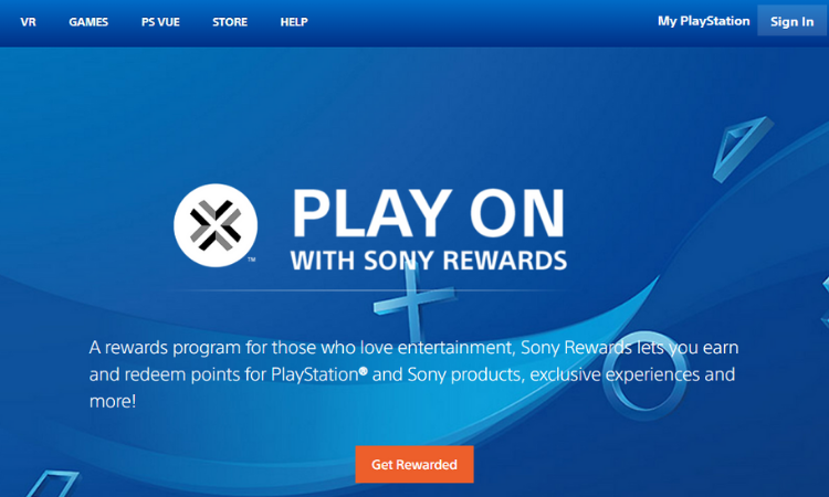 Sony: Sony Rewards